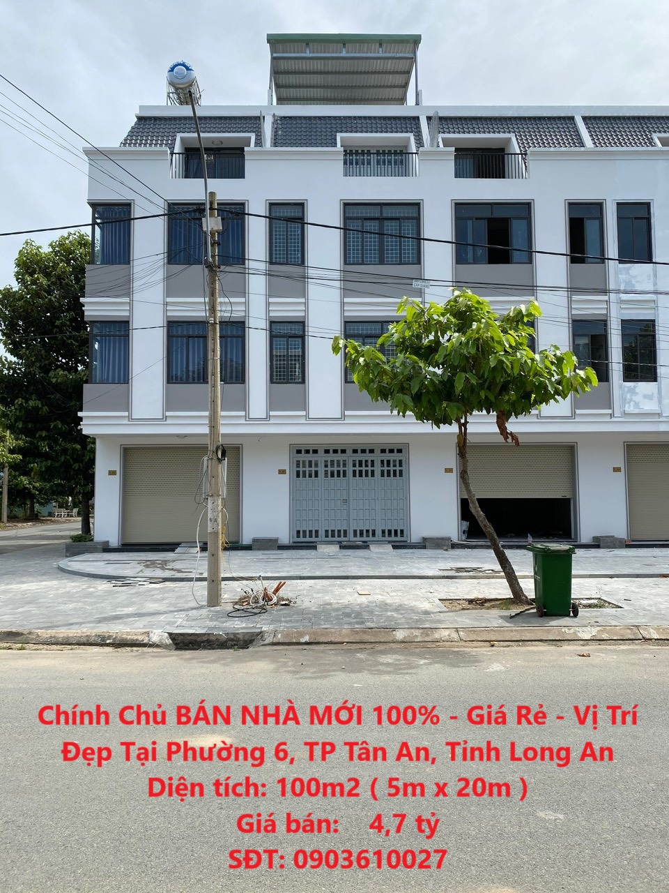 Chính Chủ BÁN NHÀ MỚI 100% - Giá Rẻ - Vị Trí Đẹp Tại Phường 6, TP Tân An, Tỉnh Long An - Ảnh chính